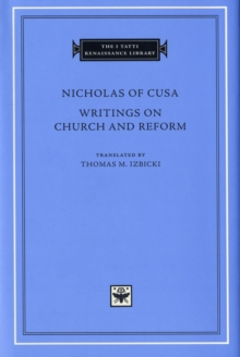 Harvard University Press Writings On Church And Reform
