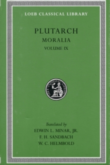 Moralia, Volume IX : Table-talk, Books 79. Dialogue on Love