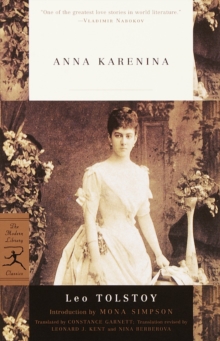Mod Lib Anna Karenina, Paperback Book Mod Lib Anna Karenina, Paperback Book