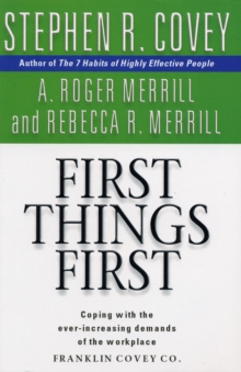First Things First, Paperback Book First Things First, Paperback Book