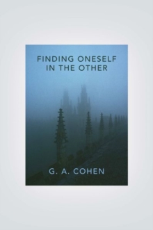 Finding Oneself in the Other, Hardback Book Finding Oneself in the Other, Hardback Book