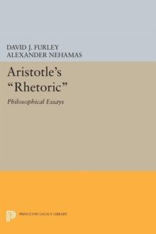 Aristotle's Rhetoric : Philosophical Essays, Hardback Book Aristotle's Rhetoric : Philosophical Essays, Hardback Book