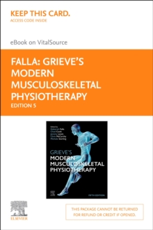 Grieve's Modern Musculoskeletal Physiotherapy : Grieve's Modern Musculoskeletal Physiotherapy E-Book