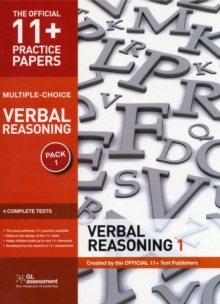 11+ Practice Papers, Verbal Reasoning Pack 1, Multiple Choice : Test 1, Test 2, Test 3, Test 4, Pamphlet Book 11+ Practice Papers, Verbal Reasoning Pack 1, Multiple Choice : Test 1, Test 2, Test 3, Test 4, Pamphlet Book