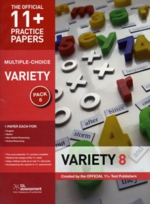 11+ Practice Papers, Variety Pack 8 (multiple Choice) : English Test 8, Maths Test 8, NVR Test 8, VR Test 8, Pamphlet Book 11+ Practice Papers, Variety Pack 8 (multiple Choice) : English Test 8, Maths Test 8, NVR Test 8, VR Test 8, Pamphlet Book