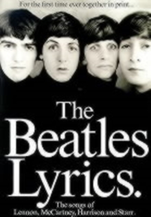 "The Beatles" Lyrics, Paperback Book "The Beatles" Lyrics, Paperback Book