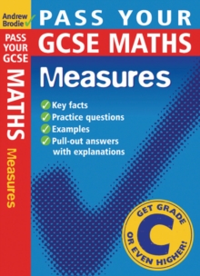 Pass Your GCSE Maths: Measures, Paperback Book Pass Your GCSE Maths: Measures, Paperback Book