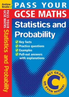Pass Your GCSE Maths: Probability and Statistics, Paperback Book Pass Your GCSE Maths: Probability and Statistics, Paperback Book