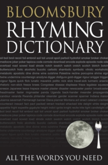 Bloomsbury Rhyming Dictionary, Paperback Book Bloomsbury Rhyming Dictionary, Paperback Book