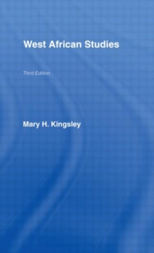 West African Studies, Hardback Book West African Studies, Hardback Book