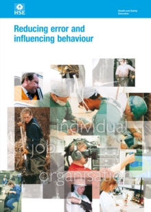 Reducing Error and Influencing Behaviour, Paperback Book Reducing Error and Influencing Behaviour, Paperback Book