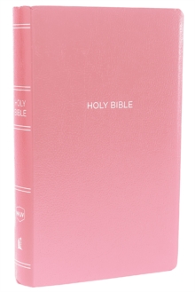 NKJV, Gift And Award Bible, Leather-Look, Pink, Red Letter, Comfort Print : Holy Bible, New King James Version