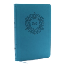 Thomas Nelson Publishers Nkjv, Value Thinline Bible, Large Print, Turquoise Leathersoft, Red Letter, Comfort Print , Holy Bible, New King James Version