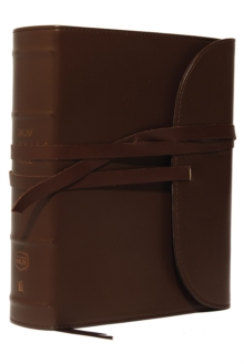 Thomas Nelson Publishers Nkjv, Journal The Word Bible, Large Print, Premium Leather, Brown, Red Letter , Reflect On Your Favorite Verses