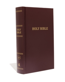 KJV, Pew Bible, Large Print, Hardcover, Burgundy, Red Letter, Comfort Print : Holy Bible, King James Version