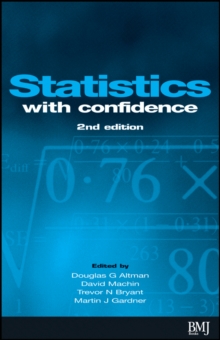 Statistics with Confidence, Paperback Book Statistics with Confidence, Paperback Book
