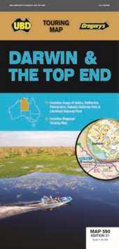Darwin & Top End Map 590 21st ed, Sheet map, folded Book Darwin & Top End Map 590 21st ed, Sheet map, folded Book