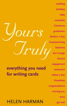 Yours Truly : Everything you need for writing cards