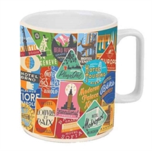 Troy Litten Vintage Travel Labels Boxed Mug, General merchandise Book Troy Litten Vintage Travel Labels Boxed Mug, General merchandise Book