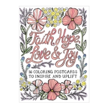 Faith Hope Love & Joy Coloring Postcards, Postcard book or pack Book Faith Hope Love & Joy Coloring Postcards, Postcard book or pack Book