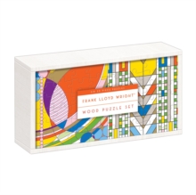 Frank Lloyd Wright Wood Puzzle Set, Jigsaw Book Frank Lloyd Wright Wood Puzzle Set, Jigsaw Book