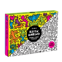 Keith Haring 2-sided 500 Piece Puzzle, Jigsaw Book Keith Haring 2-sided 500 Piece Puzzle, Jigsaw Book