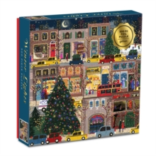 Winter Lights Foil Puzzle 500 Piece Puzzle Galison