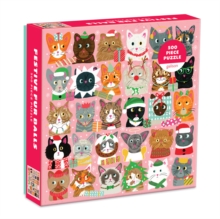 Festive Furballs 500 Piece Puzzle