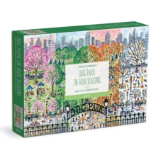 Michael Storrings Dog Park in Four Seasons 250 Piece Wood Puzzle