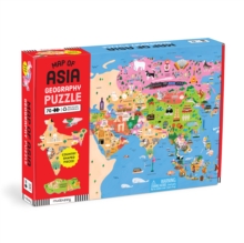 Map of Asia 70 Piece Geography Puzzle