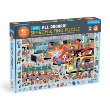 All Aboard! Train Station 64 Piece Search & Find Puzzle