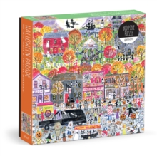 Galison Michael Storrings Halloween Parade 500 Piece Puzzle