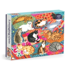 Lounging Cats 1000 Piece Puzzle