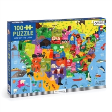Map of the U.S.A. 100 Piece Puzzle
