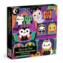 Haunted House Cats 300 Piece Glow in the Dark Puzzle