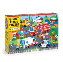 Rescue Vehicles 48 Piece Giant Floor Puzzle Mudpuppy