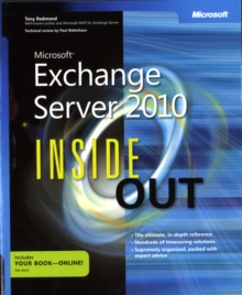 Microsoft Exchange Server 2010 Inside Out, Paperback Book Microsoft Exchange Server 2010 Inside Out, Paperback Book