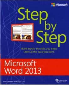 Microsoft Word 2013 Step by Step, Paperback Book Microsoft Word 2013 Step by Step, Paperback Book