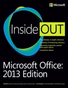 Microsoft Office Inside Out : 2013 Edition