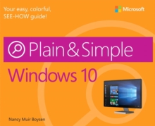 Windows 10 Plain & Simple, Paperback Book Windows 10 Plain & Simple, Paperback Book