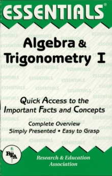 Algebra & Trigonometry I Essentials