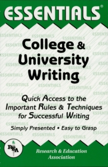 College and University Writing Essentials