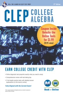 CLEP(R) College Algebra Book + Online