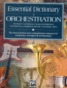 Alfred Publishing Co Inc.,U.S. Essential Dictionary Of Orchestra