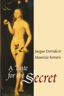 A Taste for the Secret, Paperback / softback Book A Taste for the Secret, Paperback / softback Book