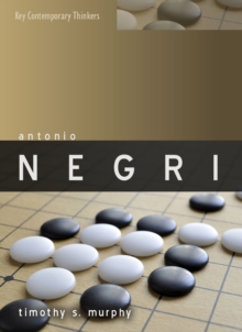 Antonio Negri, Hardback Book Antonio Negri, Hardback Book