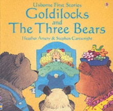 Usborne Fairytale Sticker Stories Goldilocks And The Three Bears, Paperback Book Usborne Fairytale Sticker Stories Goldilocks And The Three Bears, Paperback Book