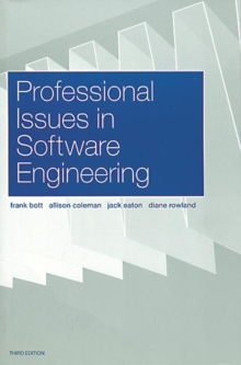 Professional Issues in Software Engineering, Paperback Book Professional Issues in Software Engineering, Paperback Book