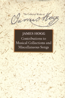 Contributions to Musical Collections and Miscellaneous Songs, Hardback Book Contributions to Musical Collections and Miscellaneous Songs, Hardback Book