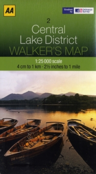 Central Lake District, Sheet map, folded Book Central Lake District, Sheet map, folded Book